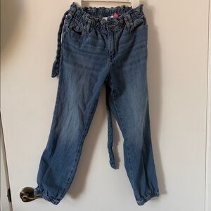 The Children's Place Blue Kids Jeans with Tie Waist